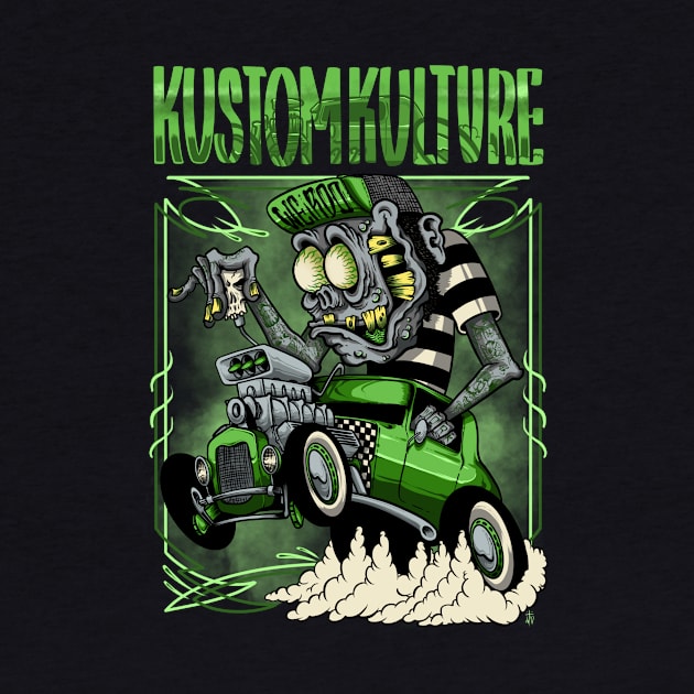 Kustom kulture by Il villano lowbrow art